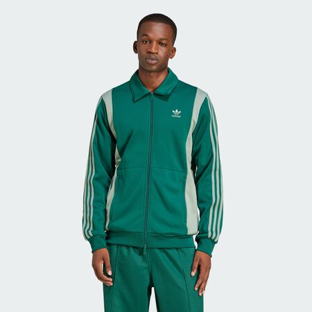 ADIDAS ORIGINALS Track top Adicolor Panel Collegiate Green / Silver Green HOMME