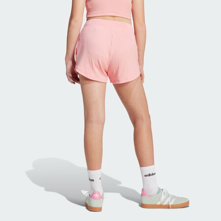 ADIDAS ORIGINALS Ribbed Shorts Kids Semi Pink Spark JUNIOR
