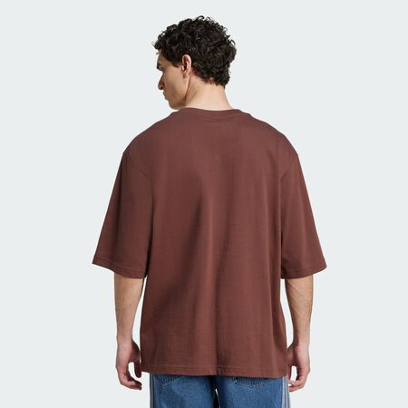 ADIDAS ORIGINALS T-shirt oversize Adicolor Auburn / Off White HOMME