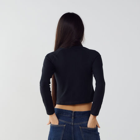 NIKE TOP FULL-ZIP GLS NOIR FEMME