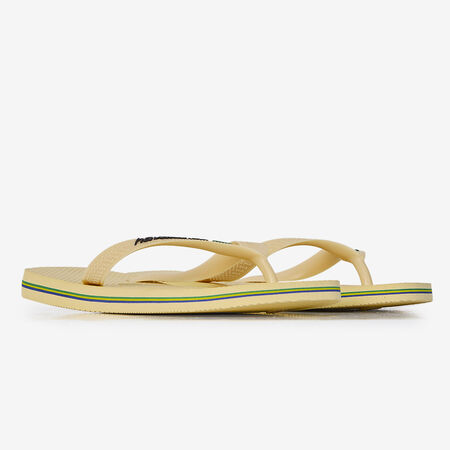 HAVAIANAS BRASIL LOGO YELLOW WOMEN