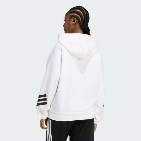 ADIDAS SPORTSWEAR Future Icons 3-Stripes Hoodie White WOMEN