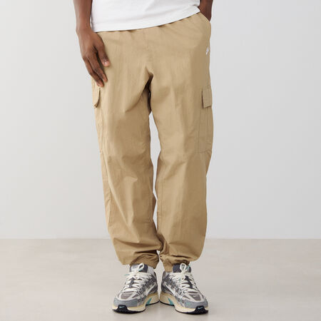 NIKE PANT JOGGER CARGO WVN BROWN/WHITE MEN