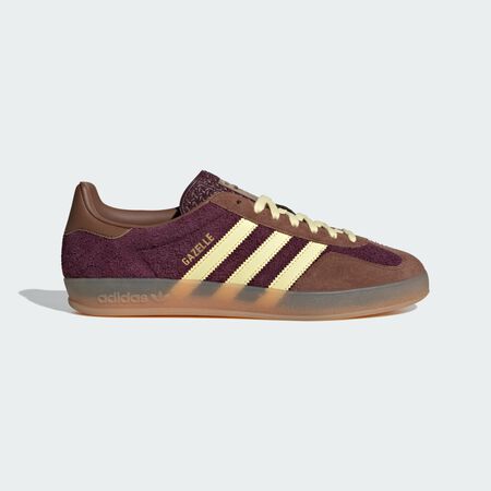 ADIDAS ORIGINALS gazelle Chaussure Gazelle Indoor Maroon / Almost Yellow / Preloved Brown MIXTE