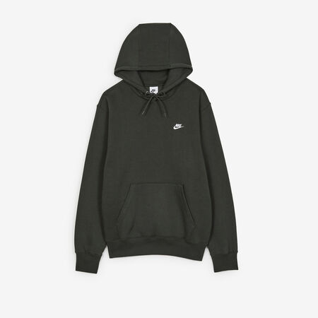 HOODIE CLUB SMALL LOGO : VERT/BLANC
