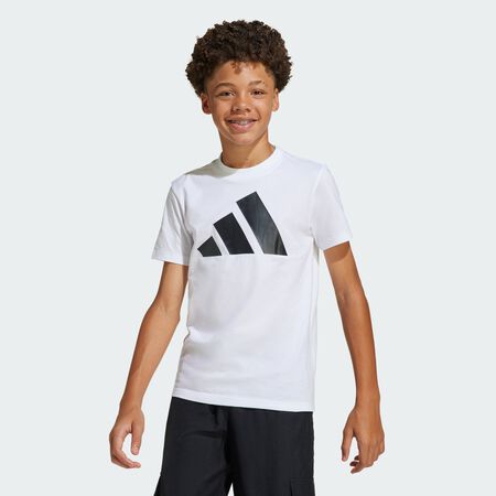 ADIDAS SPORTSWEAR T-shirt Essentials Enfants White / Black JUNIOR