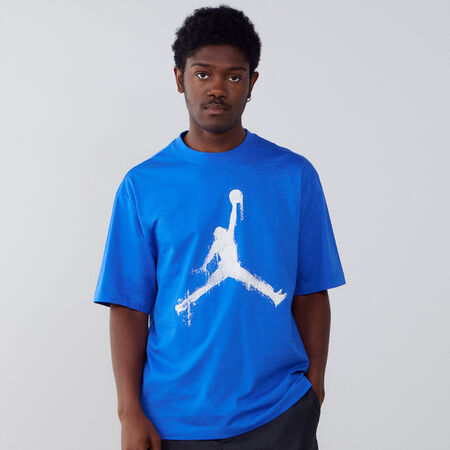 JORDAN T-SHIRT JUMPMAN BLEU/BLANC HOMME