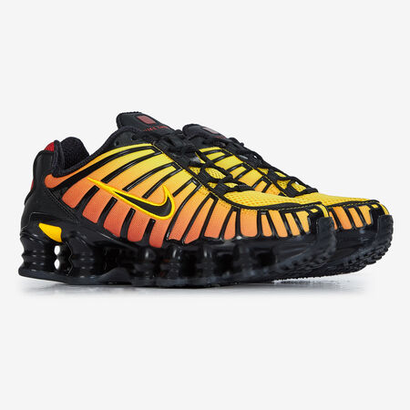 NIKE shox SHOX TL RED/YELLOW WOMEN