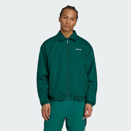 ADIDAS ORIGINALS Dessus de survêtement tissé brossé Collegiate Green HOMME