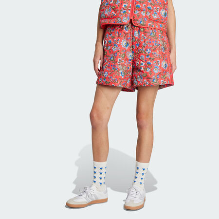 ADIDAS ORIGINALS Short matelassé adidas Originals x Liberty London Semi Lucid Red / Multicolor FEMME