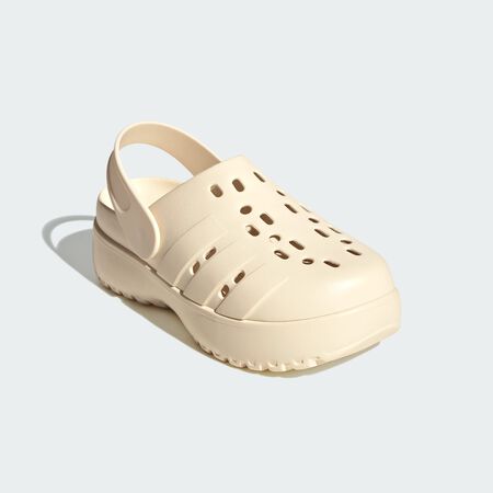 ADIDAS SPORTSWEAR adilette Adilette Platform Clogs Wonder White / Wonder White / Wonder White WOMEN