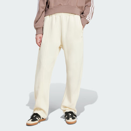 ADIDAS ORIGINALS Pantalon de survêtement oversize 3 bandes Cream White FEMME