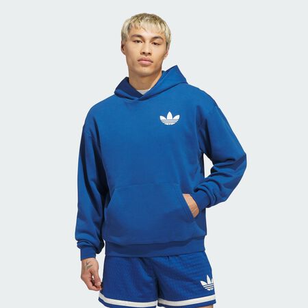 ADIDAS ORIGINALS World Wide Hoops Hoodie Dark Marine UNISEX