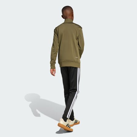 ADIDAS SPORTSWEAR Seasonal Essentials Tiberio 3-Stripes Tricot Track Suit Kids Olive Strata / White TODDLERS