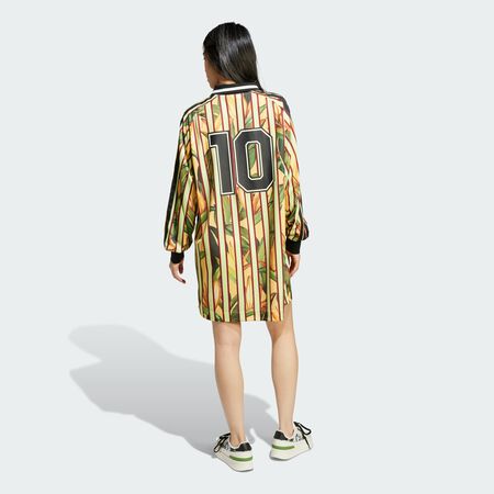 ADIDAS ORIGINALS adidas X FARM Premium Dress Semi Spark / Pulse Lime / Shadow Red WOMEN