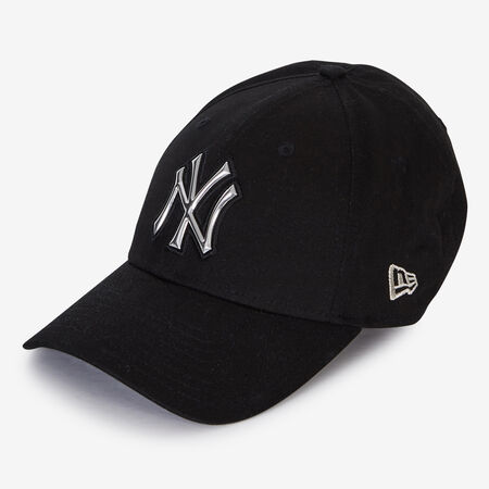 NEW ERA 9FORTY NY MIROIR LOGO BLACK/SILVER MEN