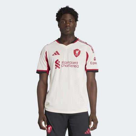 ADIDAS PERFORMANCE Liverpool FC 25/26 Away Authentic Jersey Wonder White MEN