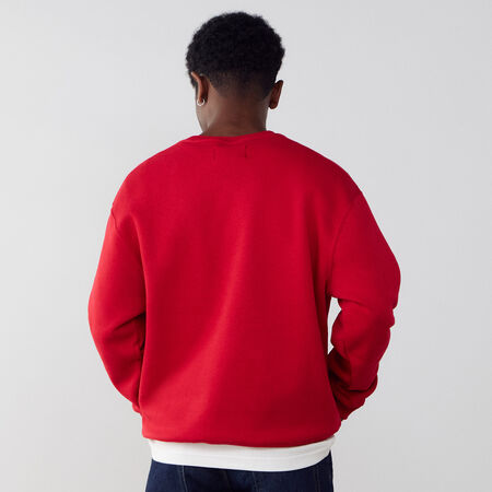 JORDAN SWEAT CREW BROOKLYN RED/WHITE MEN
