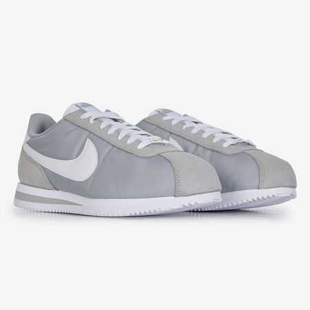 NIKE cortez CORTEZ NYLON GRIS/BLANC HOMME