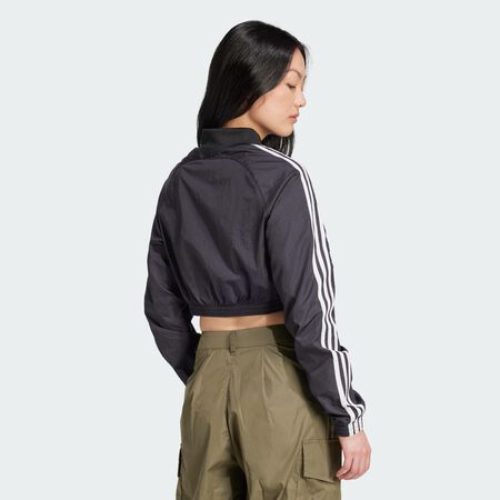 ADIDAS ORIGINALS Veste de survêtement courte Adicolor Teamgeist Black FEMME