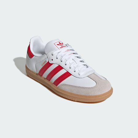 ADIDAS ORIGINALS samba SAMBA OG BLANC/ROUGE JUNIOR