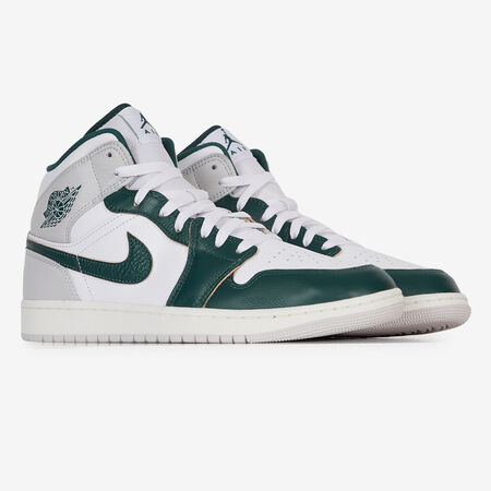 JORDAN air jordan 1 AIR JORDAN 1 MID SE BLANC/VERT HOMME