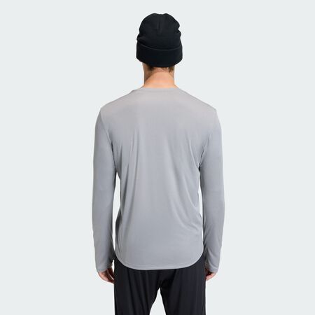 ADIDAS PERFORMANCE adi365 Running Essentials Longsleeve Top Medium Grey Heather MEN