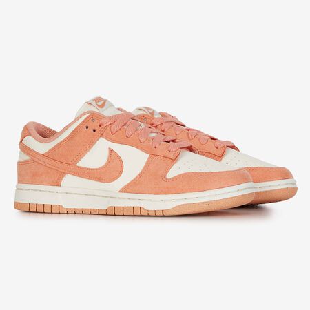 NIKE dunk DUNK LOW SUEDE ROSE FEMME