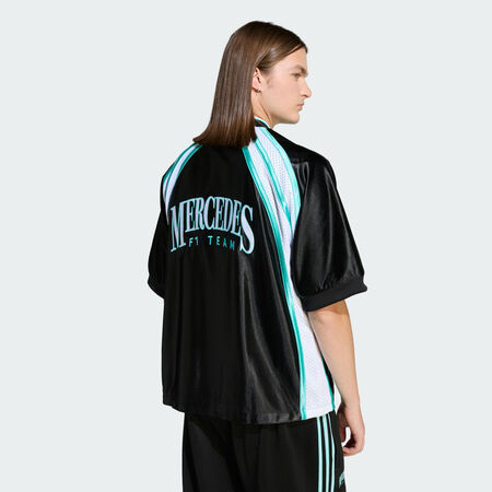 ADIDAS PERFORMANCE Haut baseball équipe de formule 1 Mercedes - AMG Petronas Las Vegas Baseball Hommes Black / White HOMME