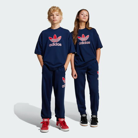 Pantalon de survêtement oversize grand logo Execution Enfants : Night Indigo