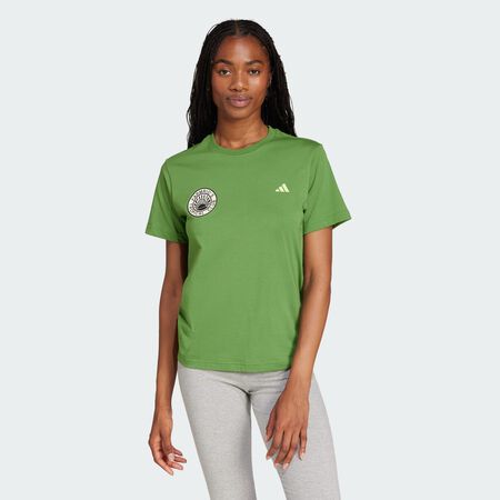 ADIDAS SPORTSWEAR T-shirt graphique adidas x FARM Crew Green FEMME