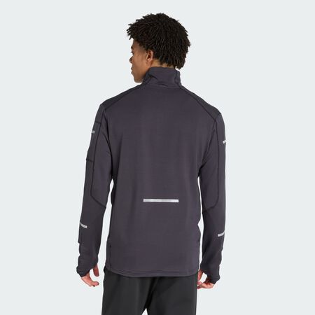 ADIDAS PERFORMANCE Haut à demi-zip de running Adi365 CLIMAWARM+ Black HOMME