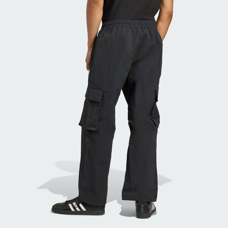 ADIDAS ORIGINALS Pantalon cargo Front Stripes Woven Black HOMME