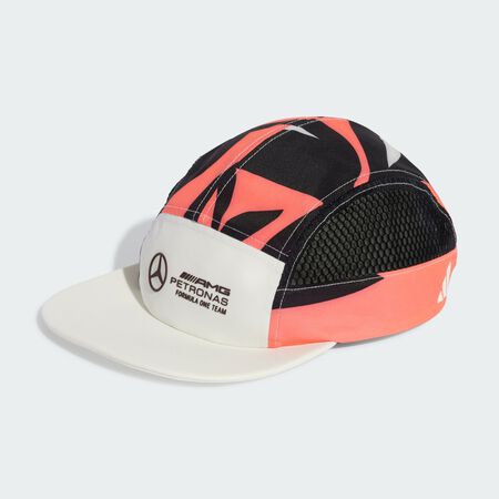 ADIDAS PERFORMANCE Mercedes - AMG Petronas Formula One Team Summer Pack Graphic Five Panel Cap Off White / Aurora Ruby / Turbo / Black UNISEX