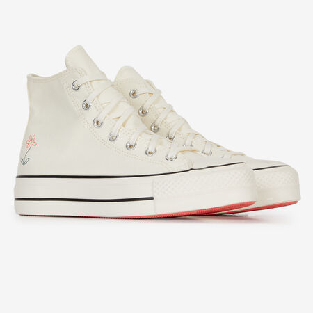 CONVERSE chuck taylor all star CHUCK TAYLOR ALL STAR LIFT LITLE FLORAL BEIGE FEMME