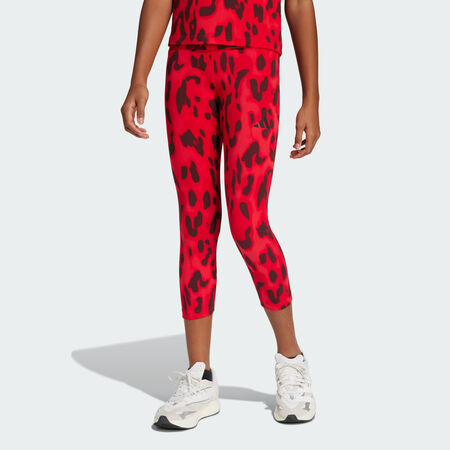 ADIDAS SPORTSWEAR Legging 7/8 Future Icons Pure Ruby / Better Scarlet / Aurora Ruby / Black JUNIOR