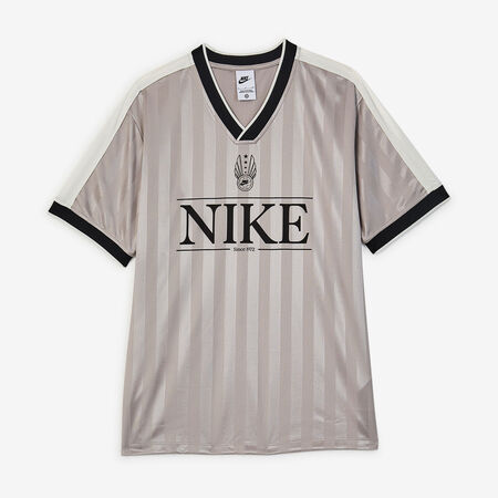 NIKE JERSEY VNECK ARGENT FEMME