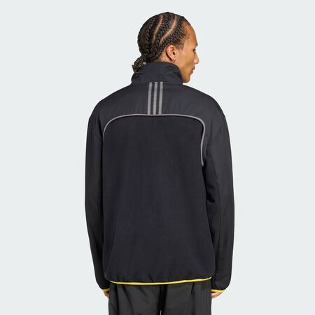 ADIDAS ORIGINALS Veste de survêtement en polaire Black HOMME