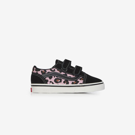 VANS old skool OLD SKOOL V LEOPARD BLACK/PINK BABIES