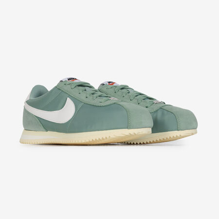 NIKE cortez CORTEZ NYLON VERT/BLANC JUNIOR