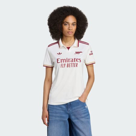 ADIDAS PERFORMANCE Maillot third Arsenal 25/26 Cloud White / Team Coll Burgundy 2 FEMME