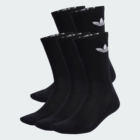 ADIDAS ORIGINALS Chaussettes rembourrées Trefoil (6 paires) Black MIXTE