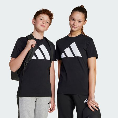 ADIDAS SPORTSWEAR T-shirt Essentials Enfants Black / White JUNIOR
