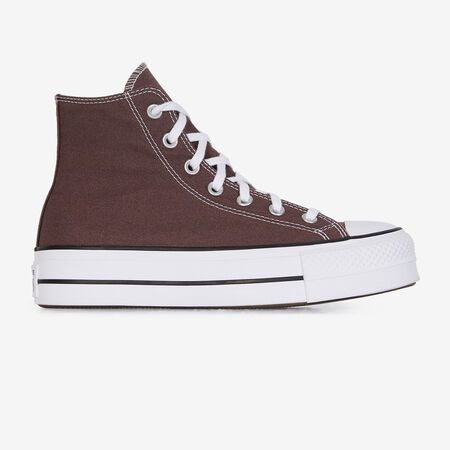 CONVERSE chuck taylor all star CHUCK TAYLOR ALL STAR LIFT HI BROWN WOMEN