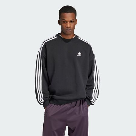 Sweat-shirt ras-du-cou oversize Adicolor : Black