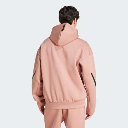 ADIDAS ORIGINALS Nouvelle veste de survêtement à capuche entièrement zippée Z.N.E. Warm Clay HOMME