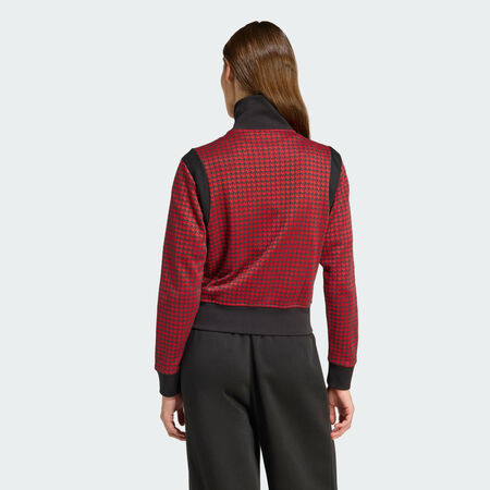 ADIDAS ORIGINALS Veste de survêtement pied-de-poule Better Scarlet / Black FEMME