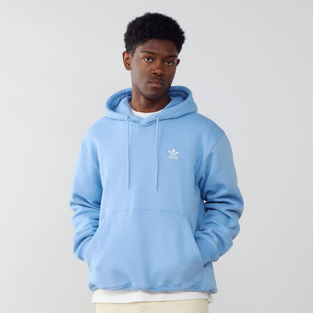 ADIDAS ORIGINALS HOODIE ESSENTIAL TREFOIL LOOSE BLEU/BLANC HOMME