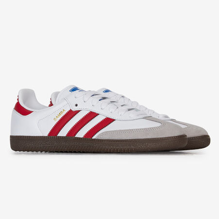 ADIDAS ORIGINALS samba SAMBA OG BLANC/ROUGE HOMME