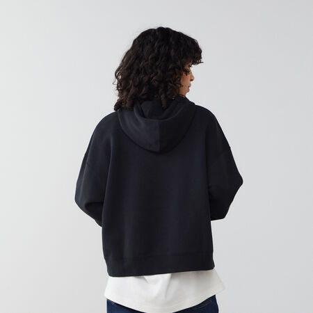 NIKE HOODIE PHOENIX LONG OVERSIZED NOIR FEMME